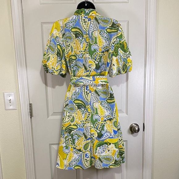 Sam Edelman Multicolor Paisley Mini Dress Size 8 - Picture 2 of 8